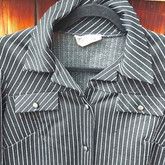 Edwards Vintage Sparkle pinstripes Blazer - Picture 5 of 16